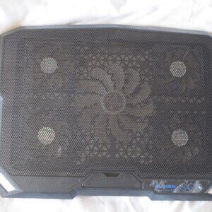 Aujian 15" x 11' Laptop Cooling Fan unit, 5 fans, w/ angleing bracket